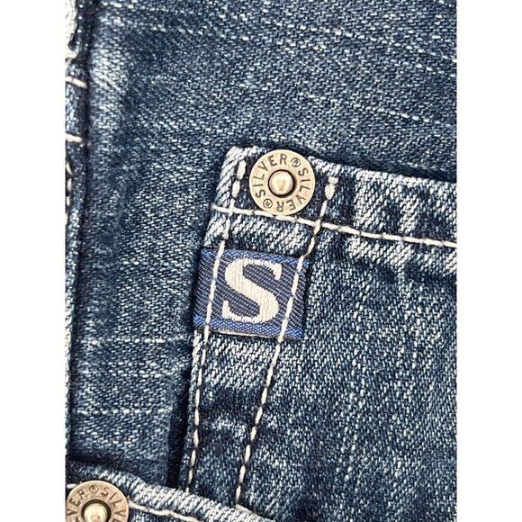 Vintage Silver Jeans Button Fly Made in Canada Women's Size 29 - Picture 4 of 8